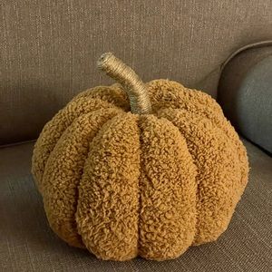 Large Cozy Pumpkin Pillow